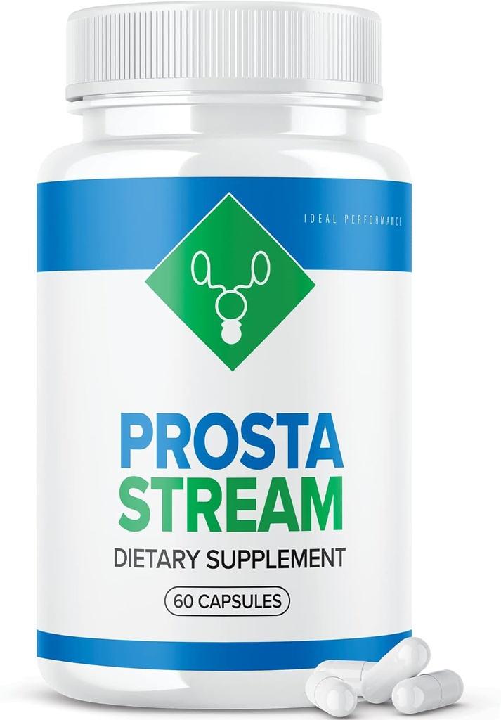 DESEMPENHO IDEAL Prosta Stream Prostate Supplement Prostastream Pills (60 Cápsulas)