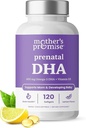 DHA pré-natal para mulheres 600mg + 400 UI Vitamina D3 . 120 Softgels . Suporta saúde cerebral . Trigliceride Omega 3 Óleo de peixe DHA Vitaminas pré-natais para gravidez e enfermagem . 300mg por cápsula