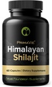Cápsulas Shilajit Alta Força Purificada Primavie Shilajit Colhida a 10.000 pés das montanhas do Himalaia Rico em Ácido Fulvico & Trace Minerals 3a Parte Testada 100% Natural Made in the USA (60)