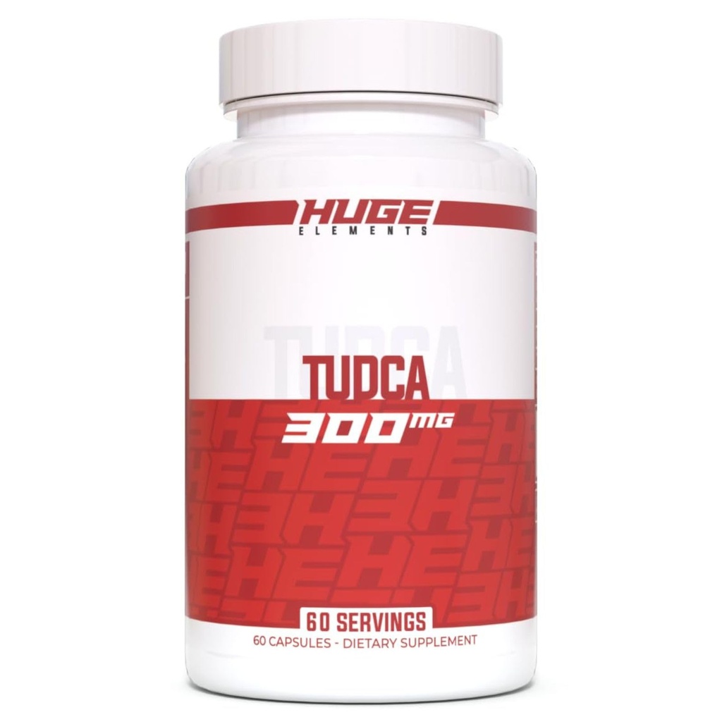 Suplementos enormes TUDCA 300mg, suporte e desintoxicação do fígado de qualidade Premium, Puro sal de bile, testes de laboratório de terceira parte disponíveis (60 serviços)