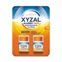 Pílulas de Alergia Xyzal, Alívio de Alergia de 24 horas, Força de Prescrição Original, 55 Count (Pack of 2)