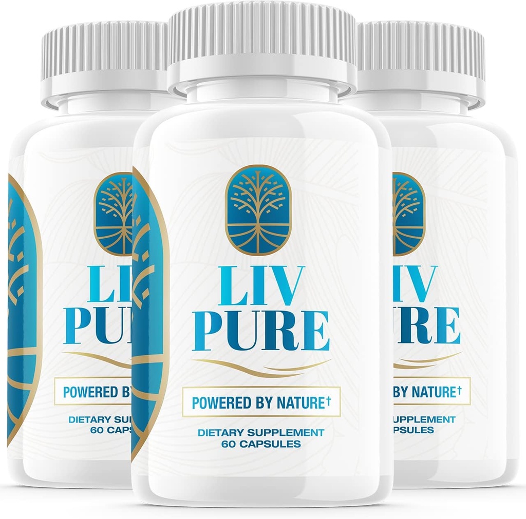 (3 Pack) Liv Pure Powered by Nature Advanced Formula Fígado ao Vivo Pure Perification Function Supplement (180 Cápsulas)