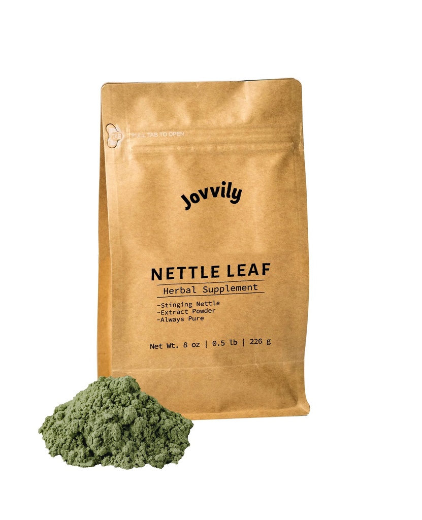 Pó de Folha de Nettle - 8 onças - Suplemento de ervas