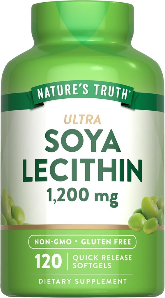 Verdade da Natureza Ultra SOYA Lecitina 1200 mg, 120 contagem (Pacote de 1)