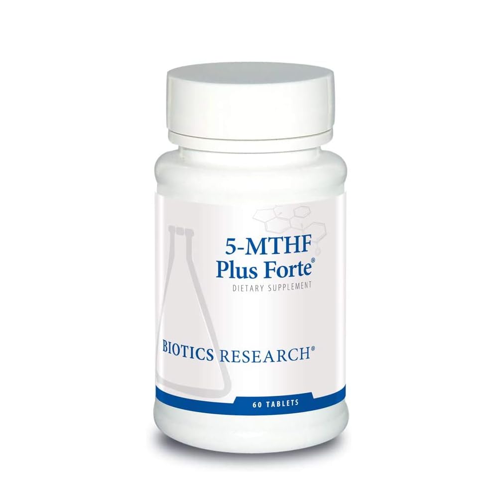 Biotics Research Biotics Research 5-MTHF Plus Forte - Saúde do Cérebro Promove Calma Relaxado Humor e Produção de Serotonina 60 Cápsulas