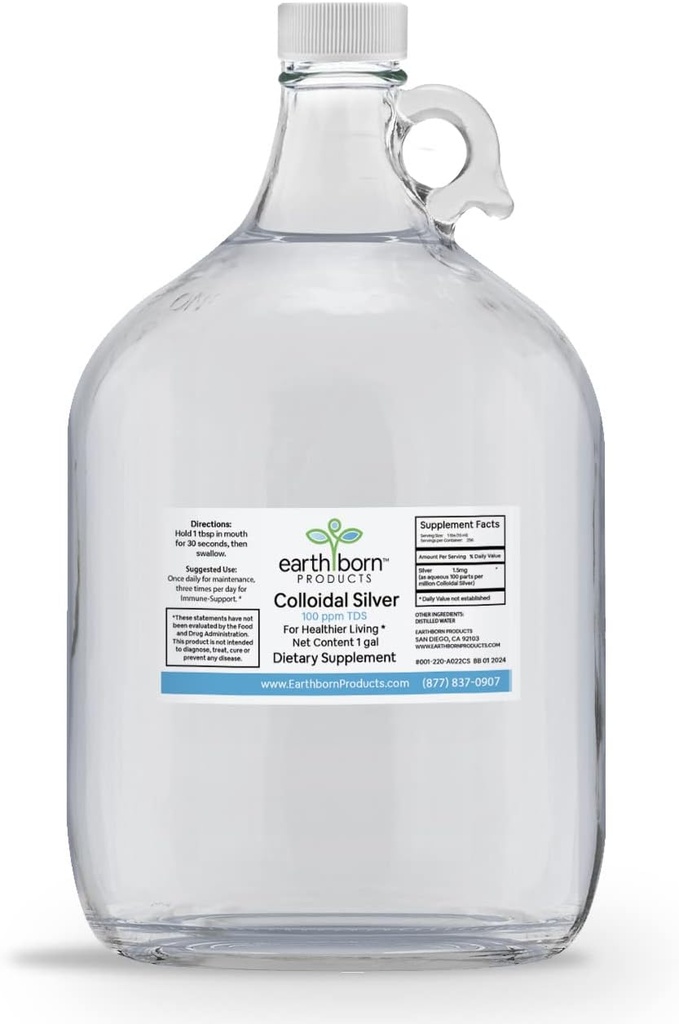 Prata coloidal monotômica (128OZ.)