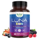Crianças LUNA Tablets Sleep Aid para Crianças 4+ e Adultos Sensitivos Naturalmente Fonte Ingredientes 60 x Comprimidos Mastigáveis