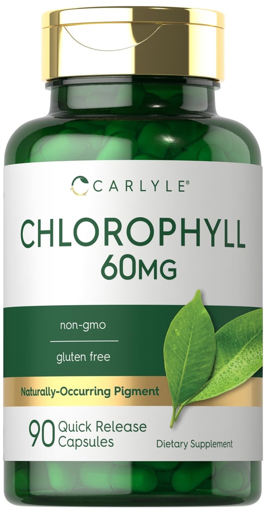 Carlyle Chlorophyll Pills (Pílulas de Clorofila de Carlyle) 90 Cápsulas