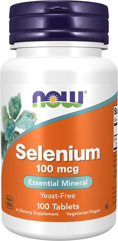 Agora Alimentos Selênio, 100mcg, 100 Tabs
