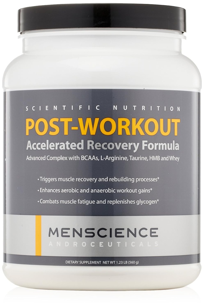 MenScience Pós-Trabalho Acelerado Muscle Recover Formula, 1.23 lb.