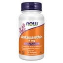 NOW Suplementos, Astaxantina 4 mg derivada de Não-GMO Haematococcus Pluvialis Microalgas e tem ocorrendo naturalmente Luteína, Cantaxantina e Beta-Caroteno, 90 Softgels