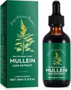 Genéricos Mullein Leaf Extract - Lung Aid & Purifier - Suporte Respiratório & Gentle Lung Cleanse - Respiração saudável - Natural & Safe - Absorção Rápida - Vegetariano - 60ml, 1 mês de fornecimento