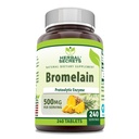 Herbal Secrets Bromelain Supplement 500 Mg Tablets Supplement □ Non-GMO □ Gluten Free □ Made in USA (240 Count)