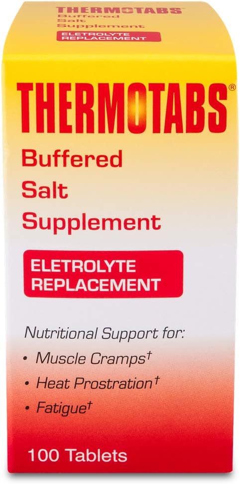 THERMOTABS Suplemento de sal Comprimidos tamponados 100 Comprimidos (Pacote de 2)