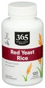 365 por mercado inteiro de alimentos, arroz de levedura vermelha 600mg, 120 contagem