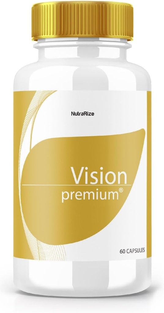 Vision Premium, Suplemento Premium de suporte ocular, Lubrificante Vision Premium para melhorar a concentração e foco, Pílulas Vision Premium All-Natural para olhos saudáveis, Revisões VisionPremium (60 Cápsulas)