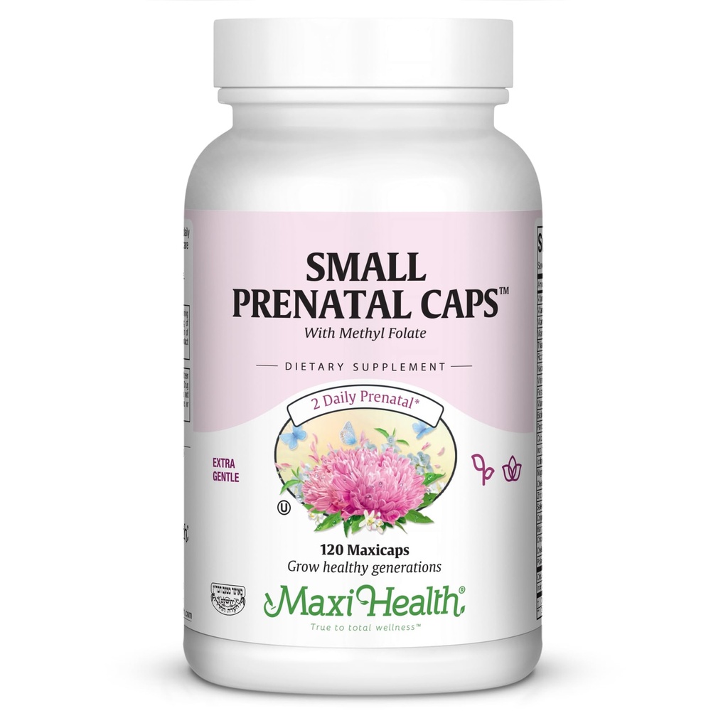 Maxi Pequenas Cápsulas Pré-Natais com Folato de metilo 120 ct