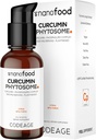 Codeage Lipossoma Curcumina Fitossoma Líquido Suplemento, Curcumin Açafrão Vegan Drops Líquidos, Curcuma Longa Dropper Baseada em Planta, Curcumina, Girassol Fosfolipídio, Livre de Açúcar, Citrus Flavor, 2 fl oz