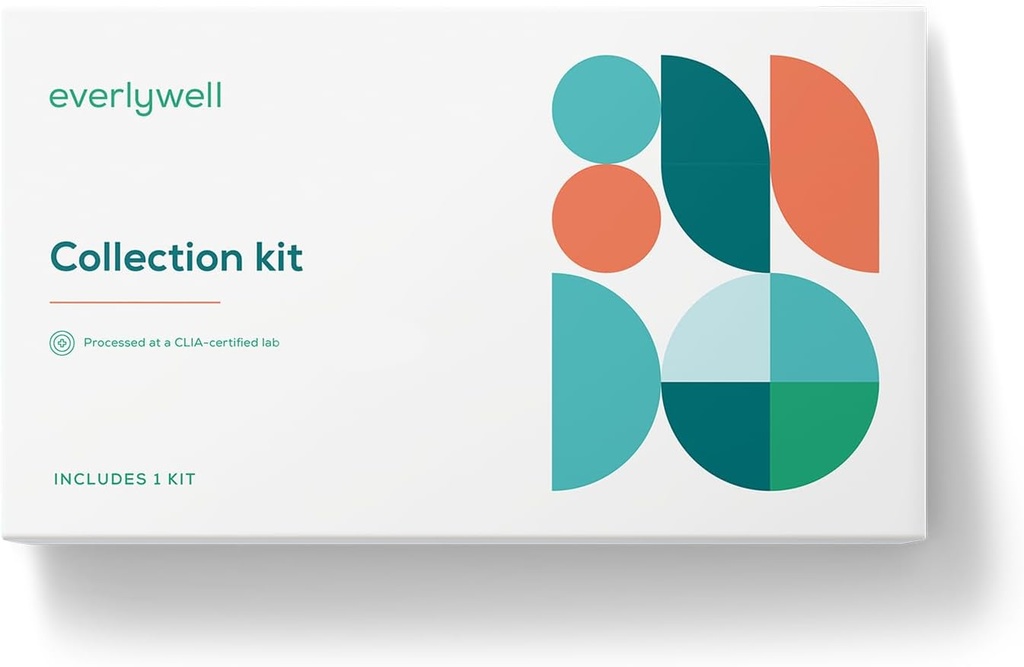 Teste de tireóide Everlywell - Kit de Colecção em Casa - Resultados precisos de um laboratório certificado pela CLIA dentro de dias -Ages 18+