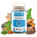 Força & Especiarias - Suporte de tireóide, Suplemento de iodo com Maca Root, Sea Kelp, Brasil Nuts e Ashwagandha, 60 Cápsulas