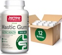 Jarrow Formulas Mastic Gum 1000 mg, Suplemento dietético para Apoio à Saúde Gastrointestinal, 120 Cápsulas Veggie, Fornecimento de 60 dias, Embalagem de 12