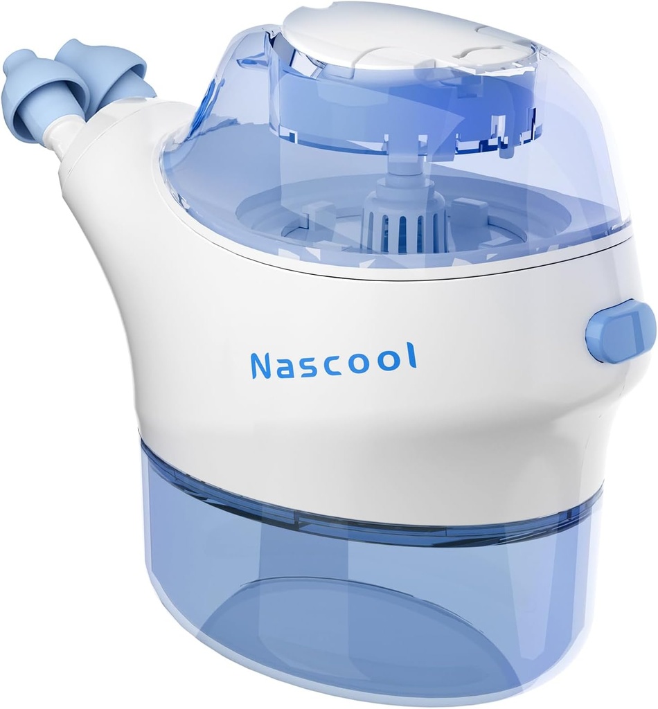 Sistema de irrigação nasal com 50 pacotes de sal, Nariz elétrico Neti Pot limpador Sinus Máquina de lavagem para alívio do nariz Nasal Congestão Runny Nase
