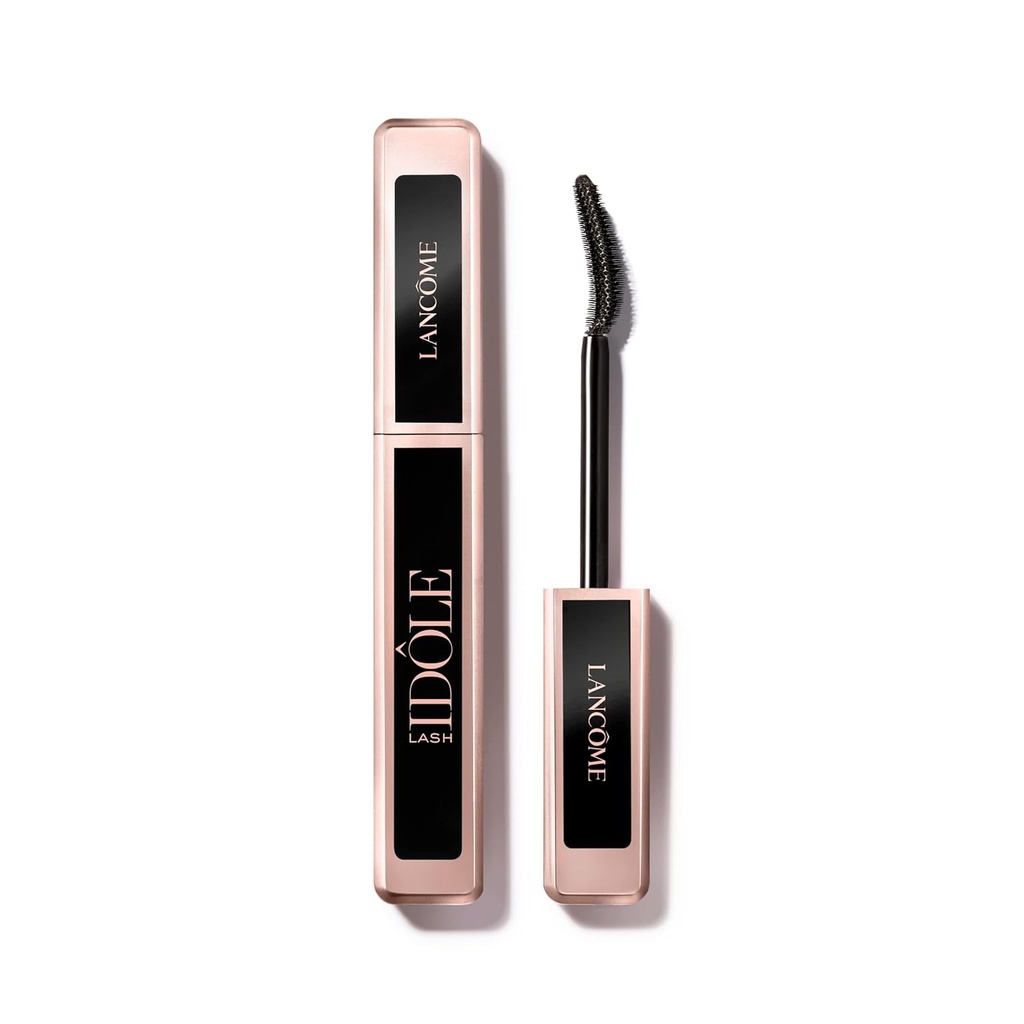Lancôme Lash Idôle Lash-Lifting & Volumizing Mascara - Máscara preta para volume instantâneo, comprimento e elevador - prova de lama e até 24H desgaste - preto