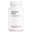 Supersmart - Willow Bark Extract 530mg por dia (Alta potência) - 15% Salicin - Suplemento Natural Willow Bark Herb - 60 cápsulas vegetarianas
