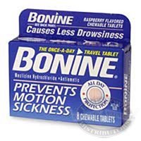 Comprimidos Bonine mastigáveis para doença de movimento 50100187 16 pk