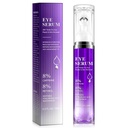Sob o soro do rolo do olho - 8% Cafeína e 8% Retinol Creme do olho para círculos escuros, Puffiness e sacos, Sacos Puffy Linhas finas rugas, 360° Creme de bola de massagem, Serum de ácido hialurônico para homens e mulheres