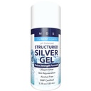 Estruturado Coloidal Silver Gel Força Extra - Resfriamento tópico - pH Equilibrado 35ppm Estruturado Prata Proporciona alívio calmante de queimaduras e irritações da pele