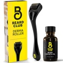 The Barba Clube Derma Roller & Beard Growth Oil for Face, Body and Scalp Microneedling Roller for Men and Women with 540 Titanium Microneedles - Beard Roller for Hair & Beard
