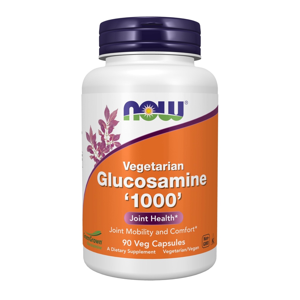 Now Foods Supplements, Glucosamina '1000' (GreenGrown® Glucosamina), Vegetarian, 90 Veg Cápsulas