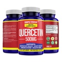 Simplesmente Potent Quercetin Suplementos, Quercetin 500mg 200 Cápsulas, 2 X Quercetin 250mg Phytosome Bioflavonoid Antioxidant Vegan Gluten livre pílulas para apoiar saudável coração celular e Imune Funções