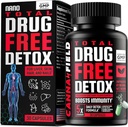 Total Detox e Limpeza de Fígado - EUA Made - 5-Dias Detox - Limpador de Toxinas Naturais para Pele, Cabelo, Unhas, Gut - Mega Suporte e Reparação - Fórmula Natural de Saúde de Ervas, Immune Support