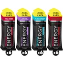 NewTrition® Extra Strength Energy Shots 1,7 fl oz (Pacote de 24, 4 sabores) - 250mg Cafeína com B Vitaminas e Aminoácidos, Zero Caloria Zero sem açúcar Vitamina Energia Bebida para Foco & Endurance (Mixed-1)