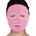 LotFancy Face Ice Pack, Máscara de rosto de gelo reutilizável, Gel Bead Cold Face Eye Mask, Hot Cold Compress para Puffiness, Rotina facial, Recuperação pós-cirúrgica, Dor de cabeça, Cuidados com a pele, Pós Laser