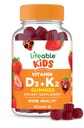 Crianças Vitamina D3 K2 Vitamina Gummies 1000iu D3 e K2 100mcg Grande Degustação D3 e K2 Suplementos para Saúde e Imunidade Óssea