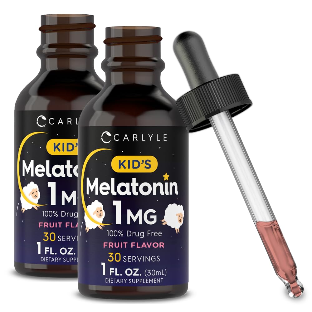 Carlyle Kids Melatonina Líquido 1 fl oz Dois Pacotes