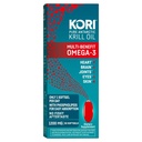 Kori Krill Oil Omega 3 Suplemento, Antárctico Krill Oil com Absorção Superior vs Fish Oil, 1200mg Softgels, EPA & DHA, 30 Softgels