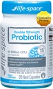 Vida-Espaço Dupla Força Espectro Amplo Probiótico, 64 bilhões de UFC & 15 Strains Diversos, Redobro Formulado para Saúde Digestiva & Saúde Imune, Probióticos para Mulheres e Homens - 30 Veg Cápsulas