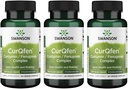 Swanson Release Controlada Curqfen Curcumina/Fenugreek Complex 60 Veg Cápsulas (3 Embalagem)
