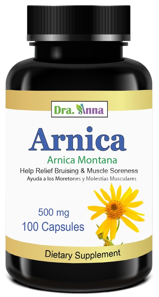 Arnica Montana Cápsulas 500mg 100 Cápsulas