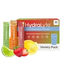 Hydralyte baixo açúcar rápida reidratação - levemente Sparkling Eletrolyte Powder Packets, 8 oz Servir □ Variedade pacotes de hidratação □ Hydration for Heat, Travel, Exercise and Bachelorette Partys (30 Count)
