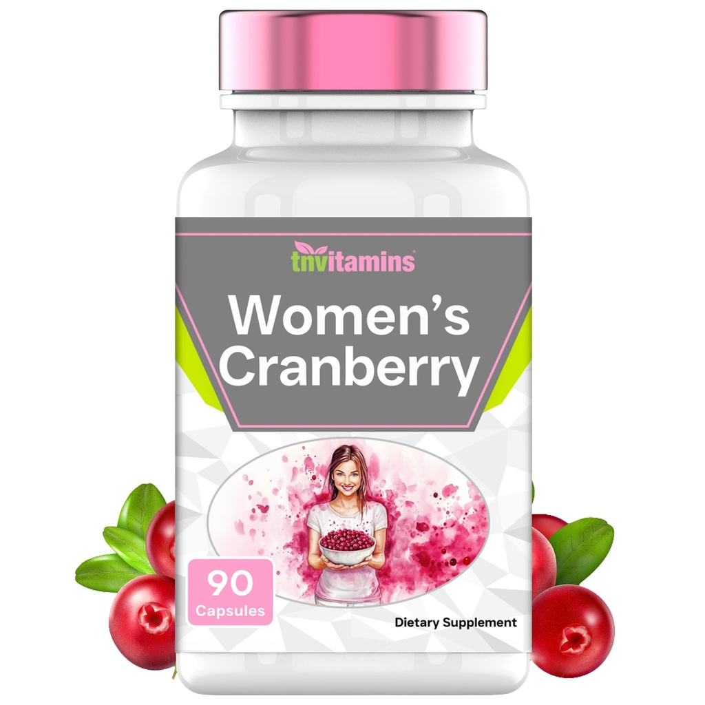 Pílulas de cranberry para mulheres: 30.000 mg - 90 Cápsulas □ Trato Urinário Saúde e Suporte* □ Concentrado de cranberry Extrato Suplemento Vitamina para as mulheres