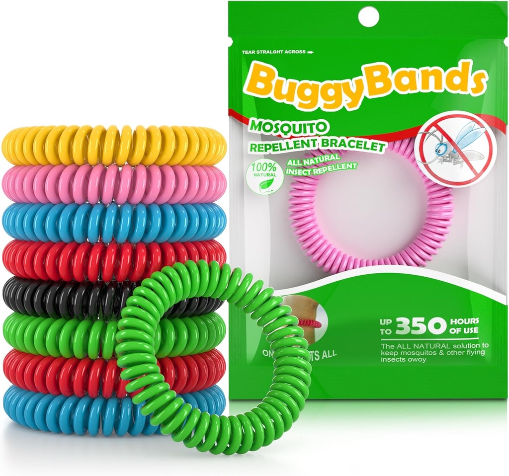 48 Pacote Pulseiras Repelentes Mosquito, Envolto individualmente, DeET bandas grátis, natural e impermeável
