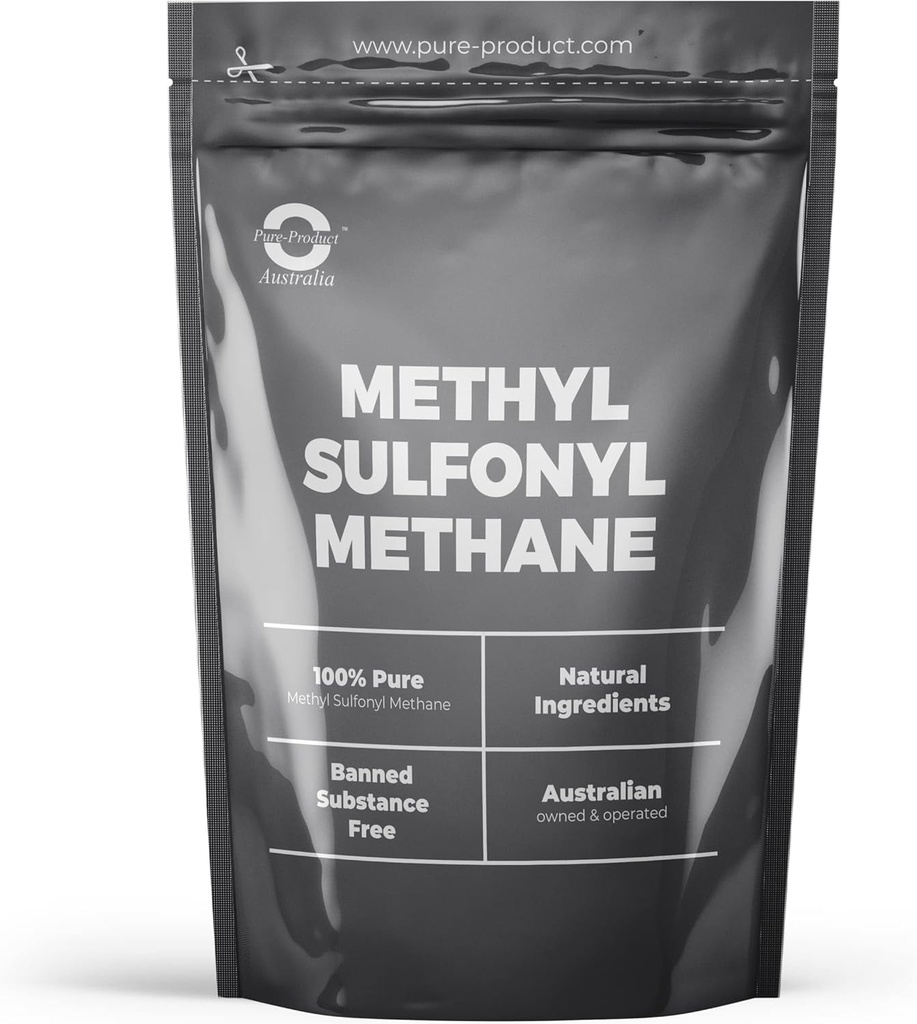Produto puro Austrália Metil Sulfonil Metano (MSM), 200 gramas 200 gramas