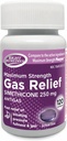 Resistência máxima de alívio de gás, Simethicone 250 mg, (120 Softgels), alívio rápido de gás, inchaço, plenitude, desconforto doloroso, comparar com a força máxima Phazyme Ingrediente ativo