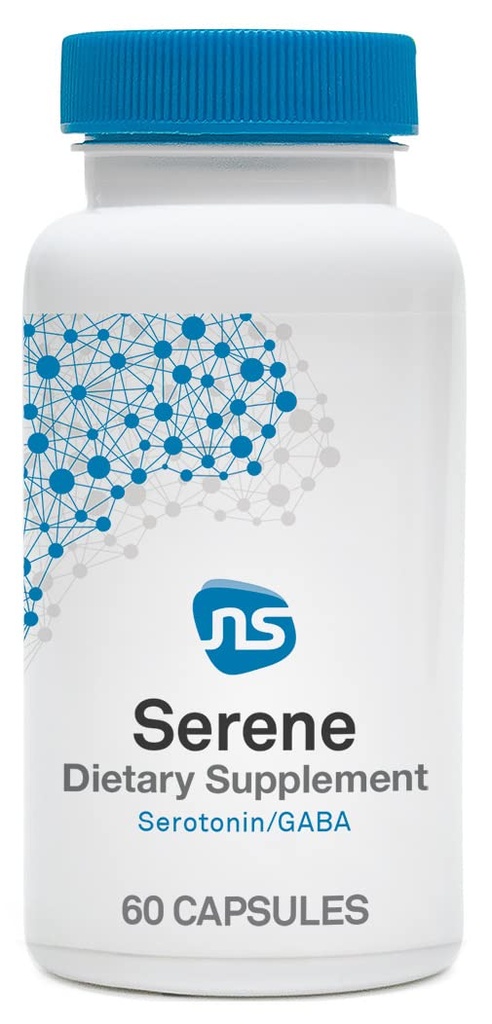 NeuroScience Deep Sleep Aid & Mood Support Supplement - Sereno - Calm Sleep Supplement with 5-HTP - Incentivar o repouso e saudável função sono-wake sem sacrificar todos os dias Energia (60 cápsulas)