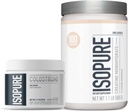 Embalagem de Isopure Bovine Colostro Supplement Powder, Gentilmente Processado, 90 Servings + Isopure Creatina não aromatizada Monohidrato Powder, 5g Creatina Monohidrato por Scoop, 100 Servings, 500g
